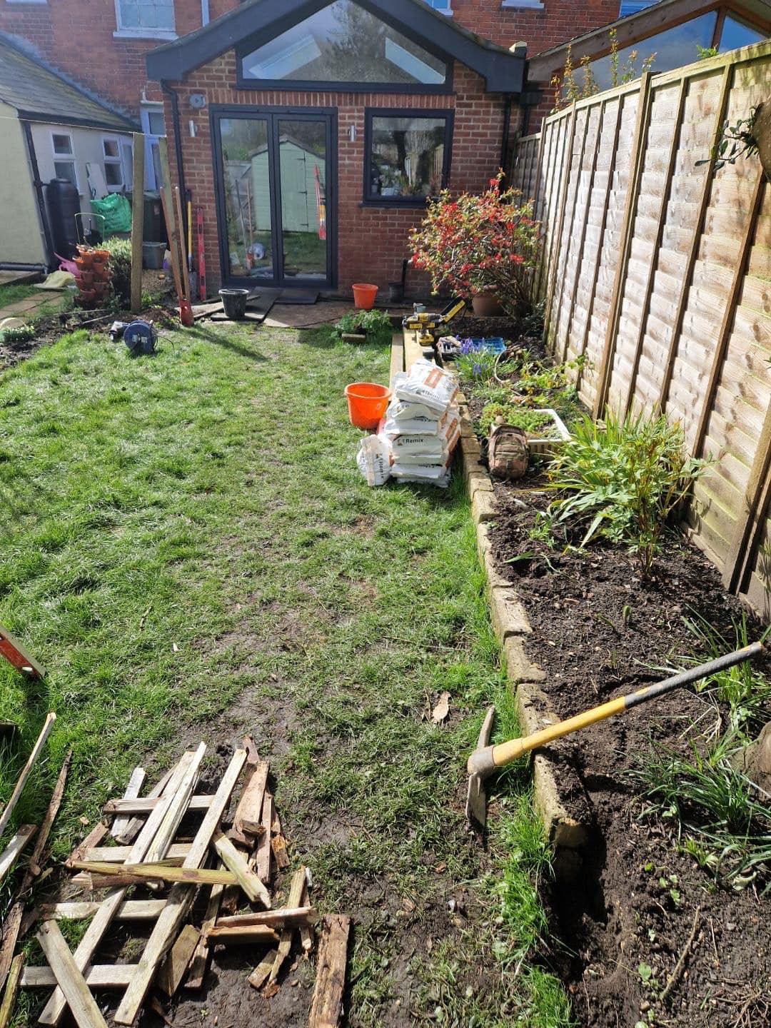 Before Image of Garden Transformation in Newbury